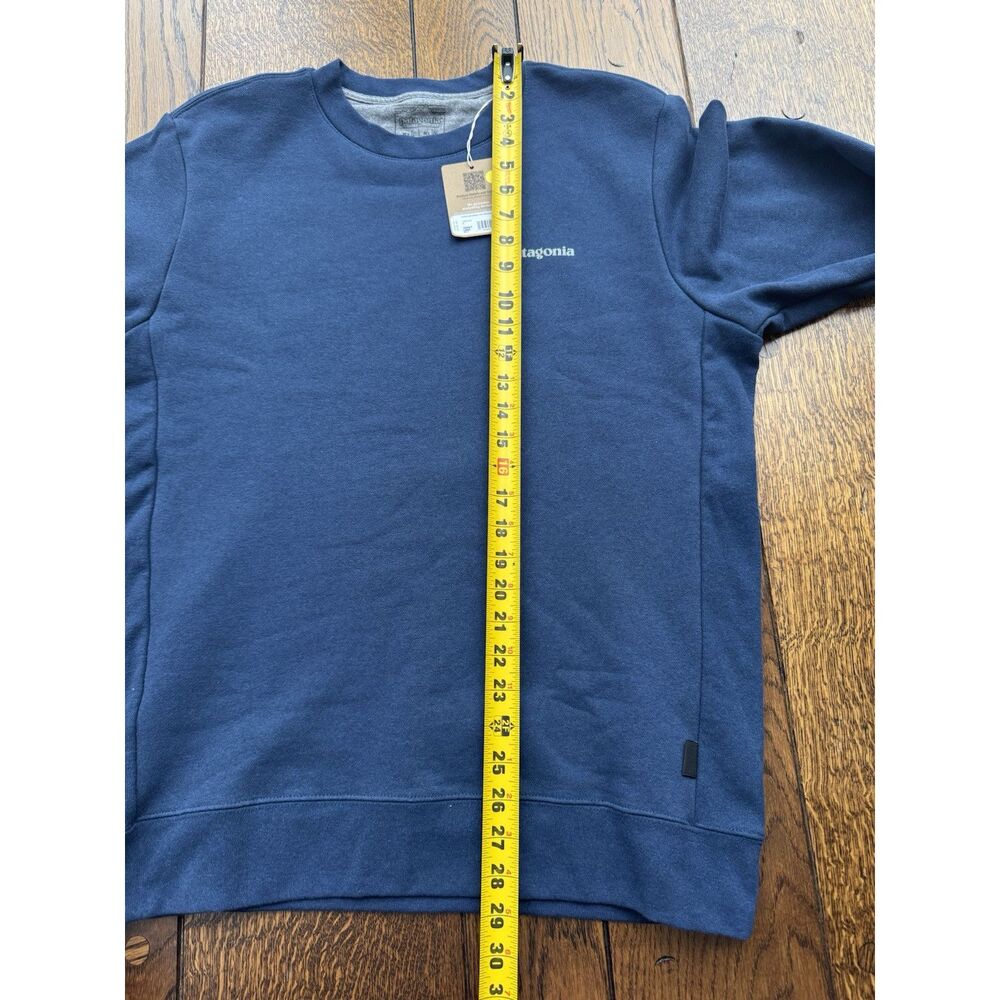 Patagonia Fitz Roy Icon Uprisal Crew Sweatshirt Men’s M / Womens L Blue NWT - Picture 8 of 8